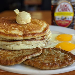 Cakes, Eggs and Sausage