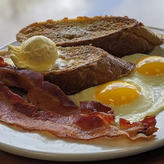 French Toast, Bacon & Eggs
