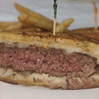 Patty Melt with French Fries