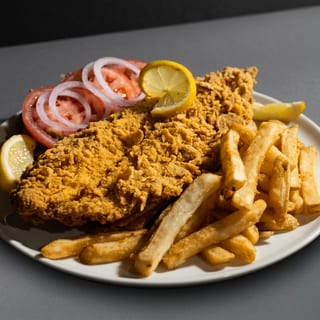 Dan's Crunchy Fish Sandwich